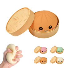 Load image into Gallery viewer, Steamed Bun Squishy Toy (Fun Squeeze Toy)