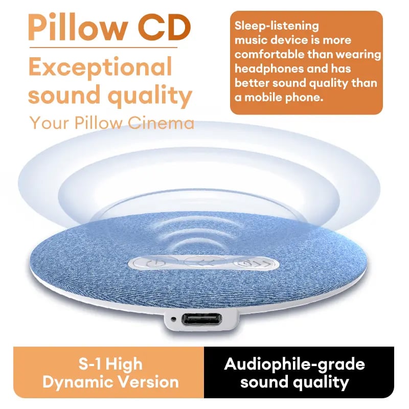 Bone Conduction Pillow Speaker