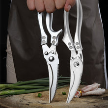 Load image into Gallery viewer, Stainless Steel Bone-Cut Kitchen Scissors