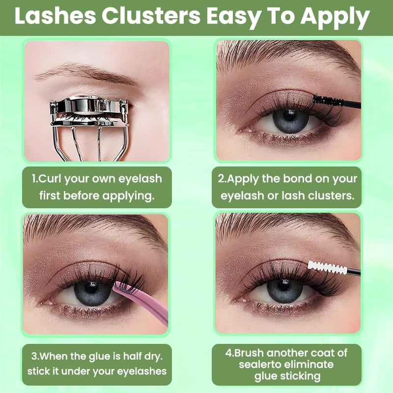 DIY Lashes Clusters Invisible Band