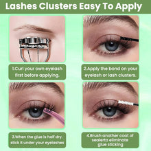 Load image into Gallery viewer, DIY Lashes Clusters Invisible Band