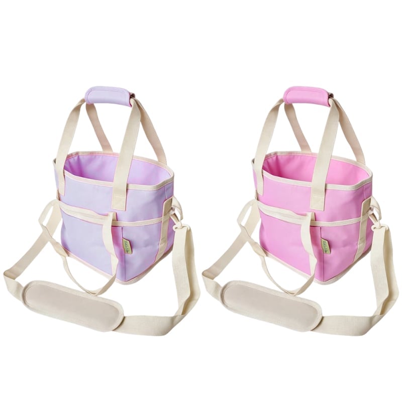 Family Size 4-Compartment Drink Carrier Bag for Coffee Cups & Tumblers