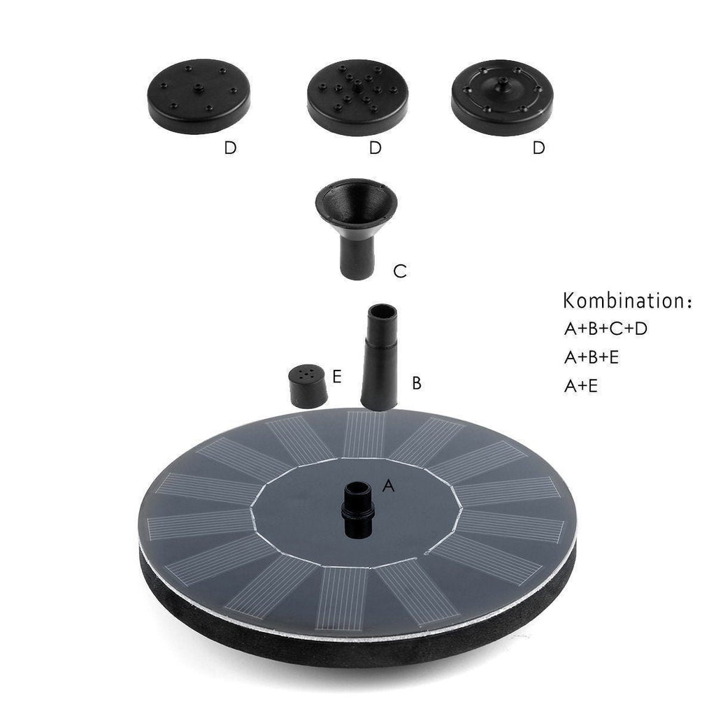 New Solar Fountain Pump