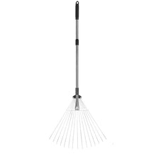 Load image into Gallery viewer, Adjustable Garden Leaf Rake