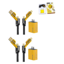 Load image into Gallery viewer, 120W Dual USB &amp; Dual Type-C Fast Charger