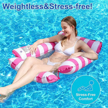 Load image into Gallery viewer, Inflatable Hammock Pool Floating Chair for Adult