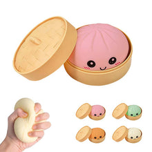 Load image into Gallery viewer, Steamed Bun Squishy Toy (Fun Squeeze Toy)