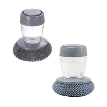 Load image into Gallery viewer, Kitchen Soap Dispensing Palm Brush