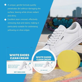 Gentle No-Rinse Shoe Cleaner & Whitening Cream