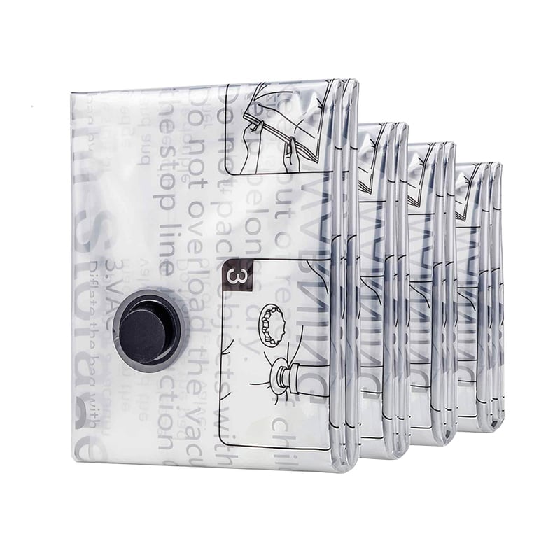 Cordless Travel Vacuum Bag Set (Rechargeable Pump + 15 Bags)