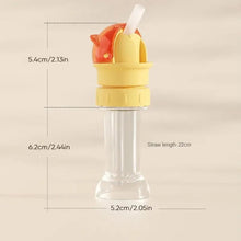 Load image into Gallery viewer, Kids Water Bottle Spout Conversion Cap with Straw