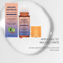 Load image into Gallery viewer, Organic Golden Castor Oil Roll-On with Rose Quartz