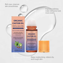 Load image into Gallery viewer, Organic Golden Castor Oil Roll-On with Rose Quartz
