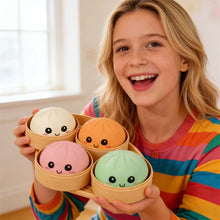 Load image into Gallery viewer, Steamed Bun Squishy Toy (Fun Squeeze Toy)