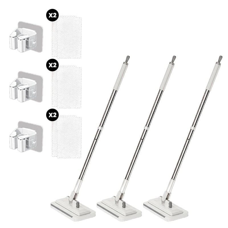 Hands-Free Multi-Purpose Flat Mop – Lazy Cleaning & Face Towel