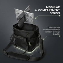 Load image into Gallery viewer, Family Size 4-Compartment Drink Carrier Bag for Coffee Cups &amp; Tumblers
