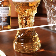 Load image into Gallery viewer, Soccer Trophy Style Beer Glass
