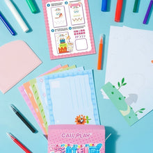 Load image into Gallery viewer, Creative Rainbow Scratch Art Postcard Set for Kids