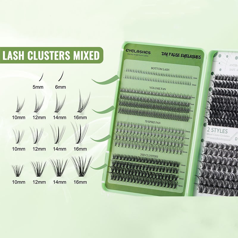 DIY Lashes Clusters Invisible Band