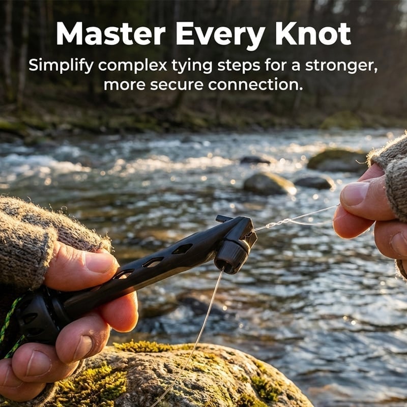 Magnetic Fly Threader & Knot Tying Tool