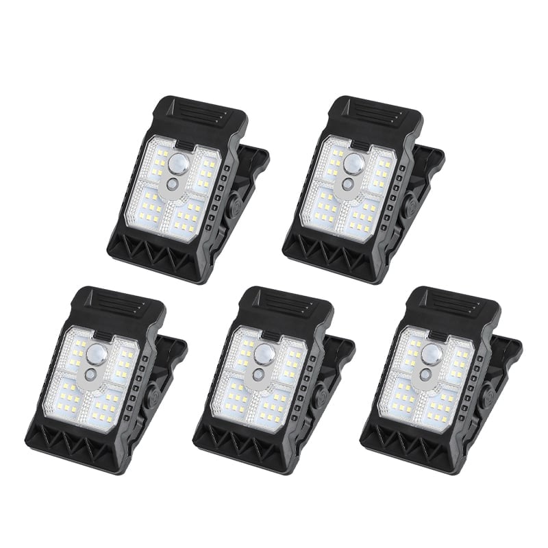 USB & Solar Powered Motion Sensor Clip Lights