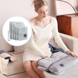 New Cordless Travel Vacuum Bag Set (Rechargeable Pump + 15 Bags)