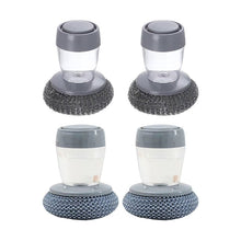 Load image into Gallery viewer, Kitchen Soap Dispensing Palm Brush
