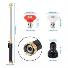 Load image into Gallery viewer, Garden Hose Nozzle High-Pressure Washer with 3 High-Pressure Nozzles