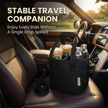 Load image into Gallery viewer, Family Size 4-Compartment Drink Carrier Bag for Coffee Cups &amp; Tumblers