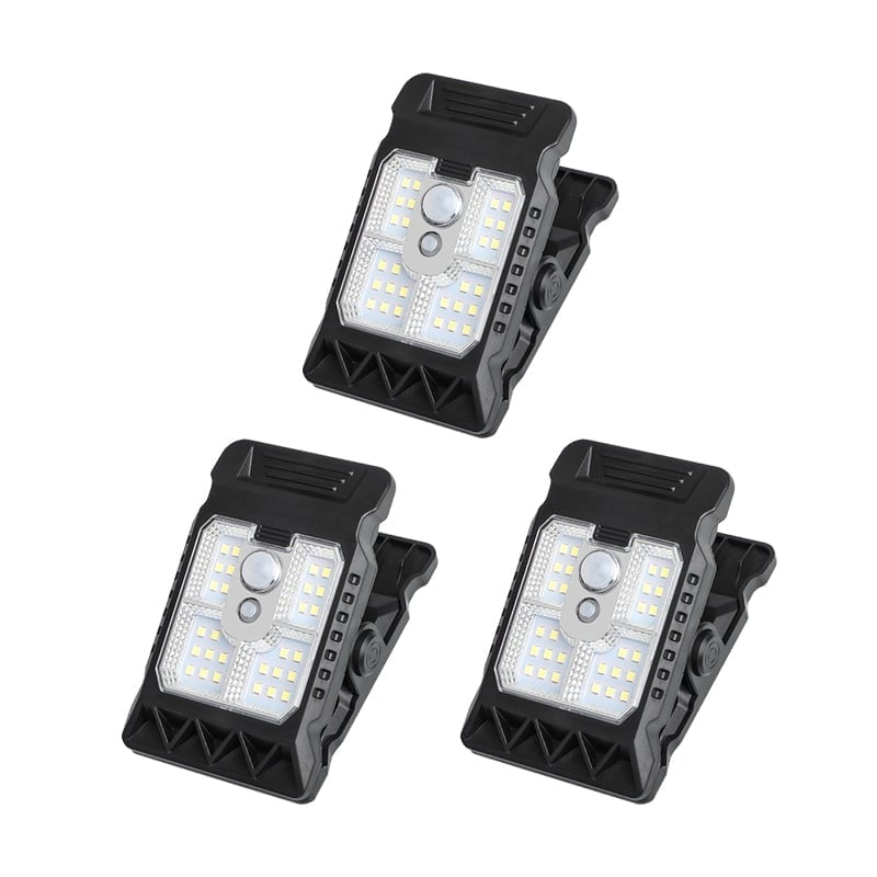 USB & Solar Powered Motion Sensor Clip Lights