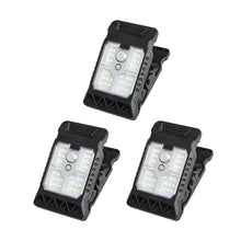 Load image into Gallery viewer, USB &amp; Solar Powered Motion Sensor Clip Lights