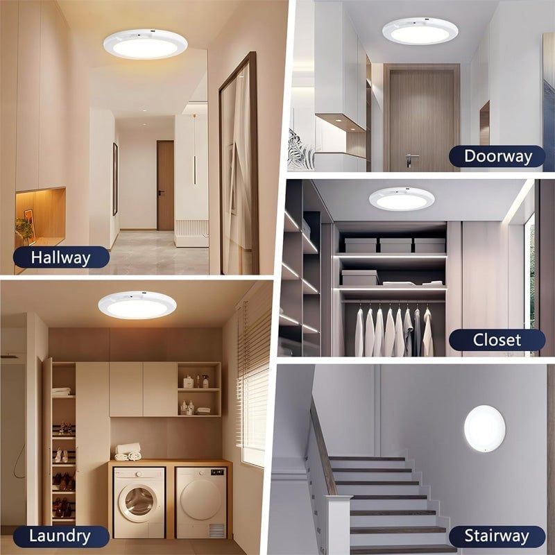 Rechargeable LED Magnetic Motion Sensor Ceiling Lamp