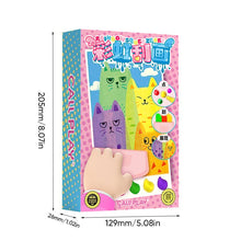 Load image into Gallery viewer, Creative Rainbow Scratch Art Postcard Set for Kids