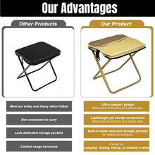 Load image into Gallery viewer, Foldable Backpack Stool