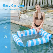 Load image into Gallery viewer, New Inflatable Hammock Pool Floating Chair for Adult