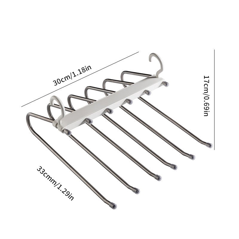 6-Layer Foldable Trouser Rack