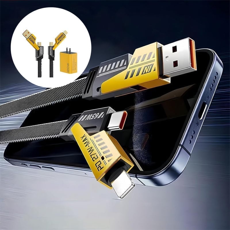 120W Dual USB & Dual Type-C Fast Charger