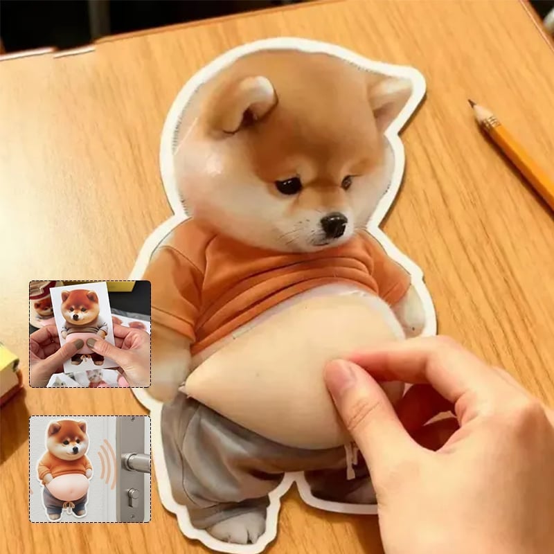 Chubby Shiba Inu Anti-Collision Sticker