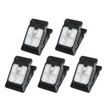 Load image into Gallery viewer, USB &amp; Solar Powered Motion Sensor Clip Lights