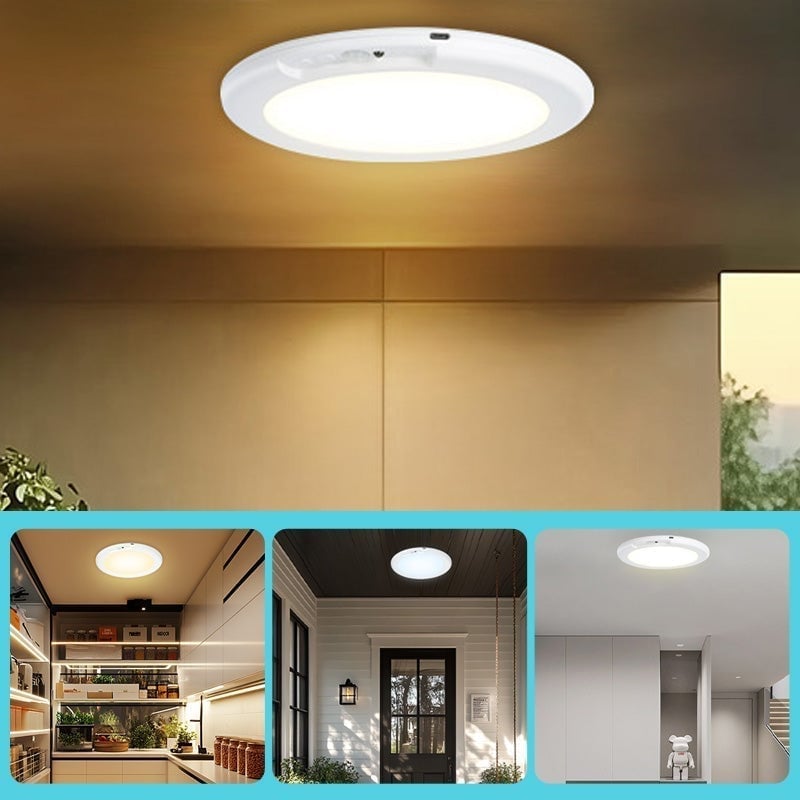 Rechargeable LED Magnetic Motion Sensor Ceiling Lamp