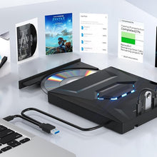 Load image into Gallery viewer, 7-in-1 External USB DVD Drive &amp; Blu-ray Player