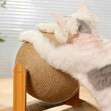 Load image into Gallery viewer, Cat Scratching Ball on Stand
